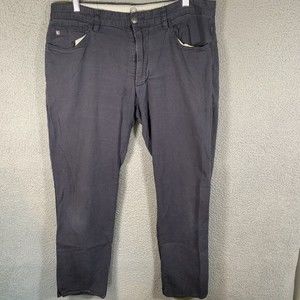 Linksoul Pants‎ Mens 36 36x30 Navy Cotton Stretch Trousers Pockets
